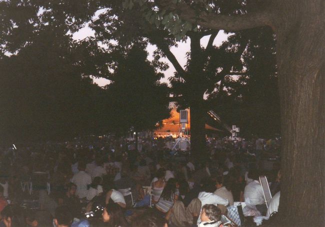 セントラルパークでオペラ鑑賞。<br />もちろん無料です。<br />気持ちよかったなぁ〜