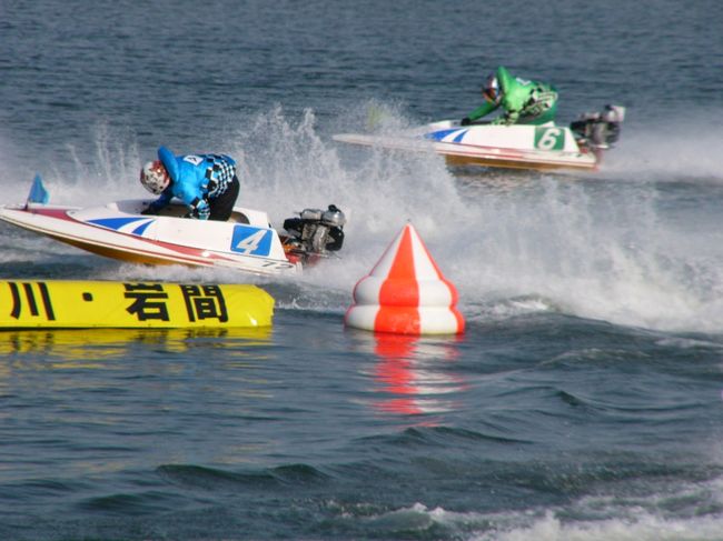 競艇のボート モーターボート OUTBOARD ハイドロプレーン