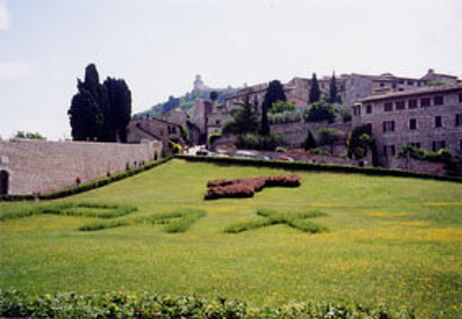 アッシジ<br />サン・フランチェスコ聖堂からの眺め