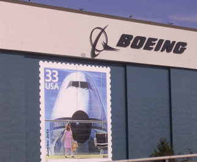 ボーイング社の工場、９・１１から内部見学が出来なくなってしまった