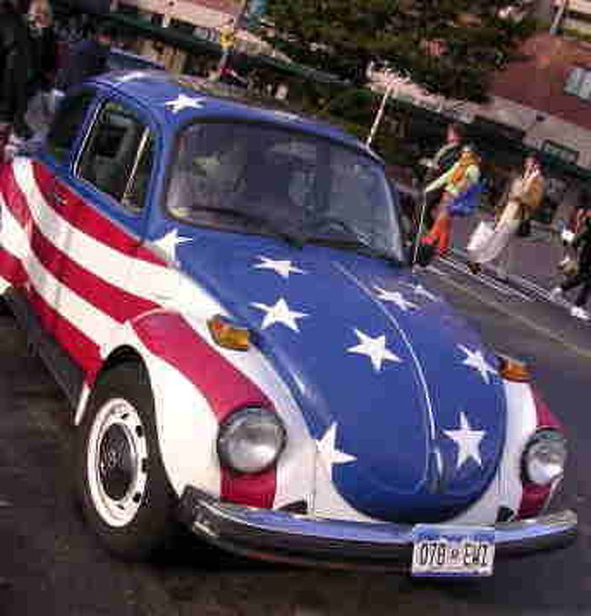 いかにもアメリカンな車