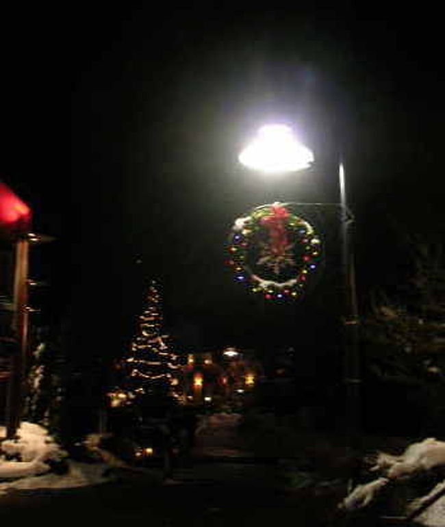 クリスマス前だったので飾りつけもかわいい