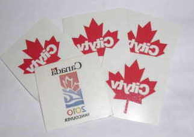 2010年冬季オリンピック開催地に決定したお祝いイベントで配っていたのをもらいました