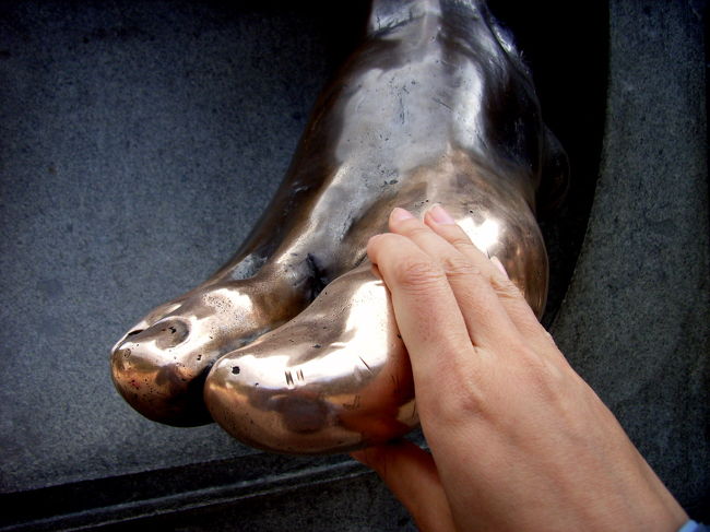 私もしっかり触りました。たのむよ〜。