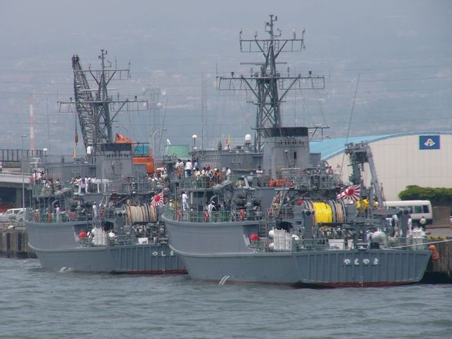世界最大級の木造艦 掃海艦「つしま」「やえやま」の一般公開に行ってきました。