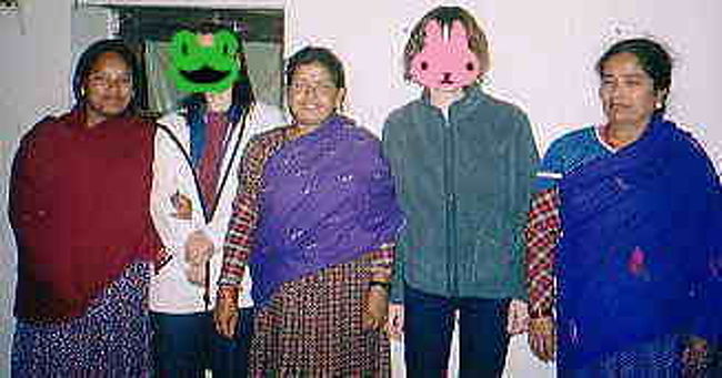 カレー（手づかみ）をご馳走になりました。<br />おいしい〜