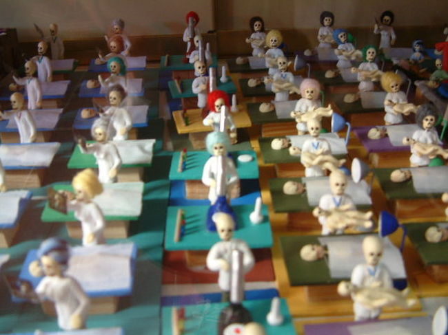 たまらない骸骨人形の数々