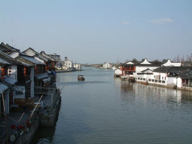 朱家角<br />前日降った雪がうっすら積もっています