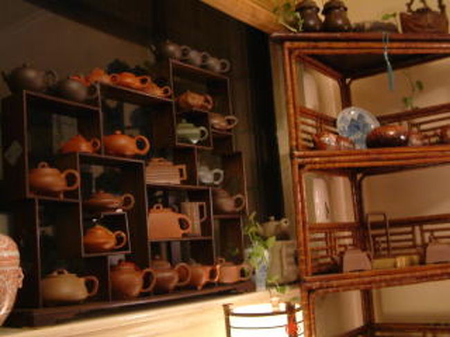 落ち着いたお茶のお店<br />色々試飲させてくれる