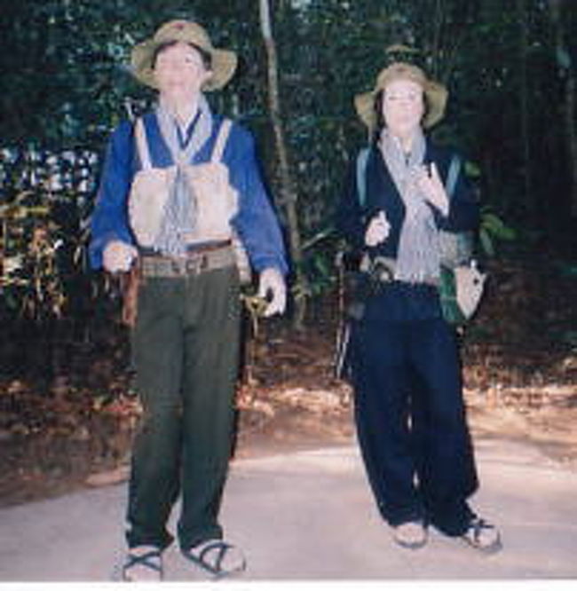 クチトンネルにて<br />ベトコレ