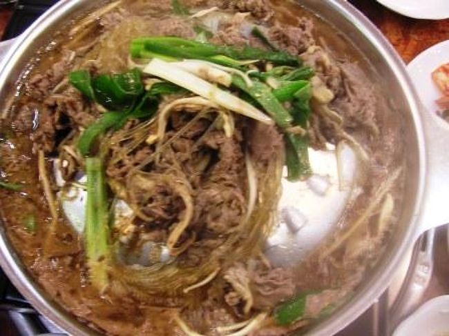 プルコギ<br />ヨンエのお父さんがおごってくれました！