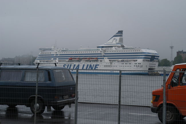 シリアラインの客船。トゥルクより、この船にて、スウェーデンへ<br />
