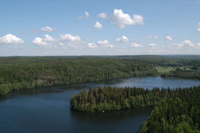 アウランコ国立公園展望台よりの眺め<br />