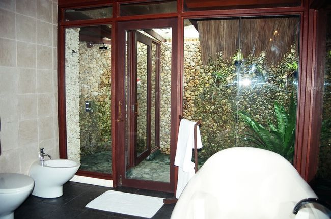 バスルームが広いっ！<br /><br />バスタブの先にシャワールームがあります。