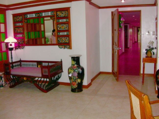 プレミアスイートのリビング