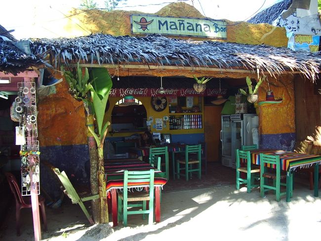 ボラカイはご飯がすごくおいしいです。各国の本格的な料理のお店がたくさんあります。<br />オススメは、ボートステーション１と２の間にあるメキシコ料理「Manana」。