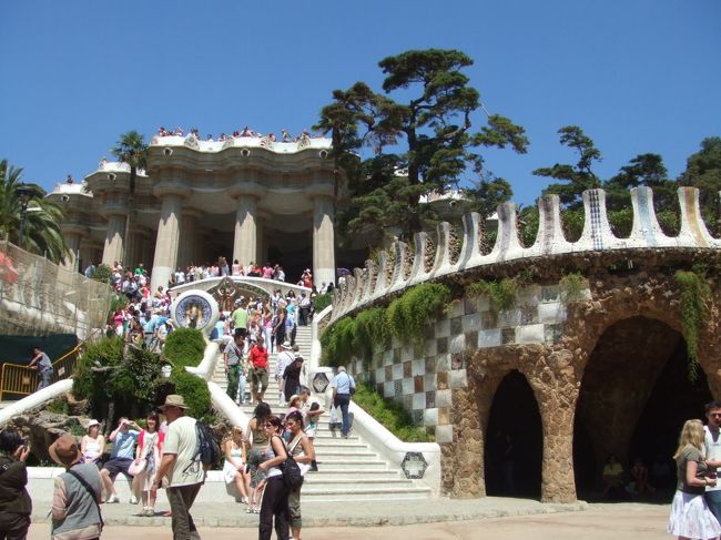 こちらはグエル公園。もともとは現在の住宅展示公園