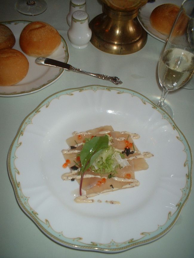 白身魚のカルパッチョ