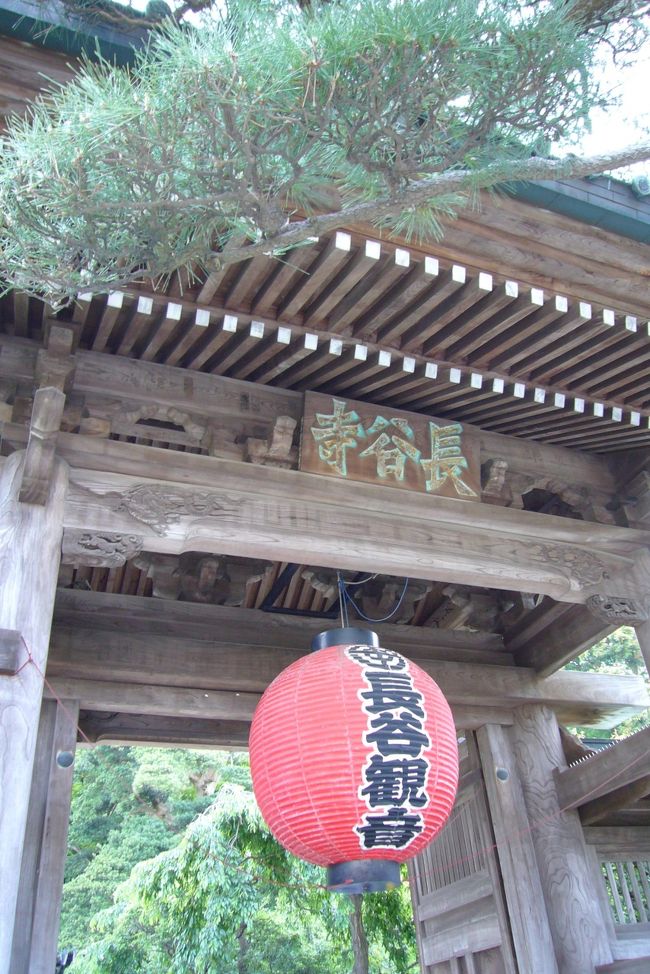 ▲長谷寺の正門前にて