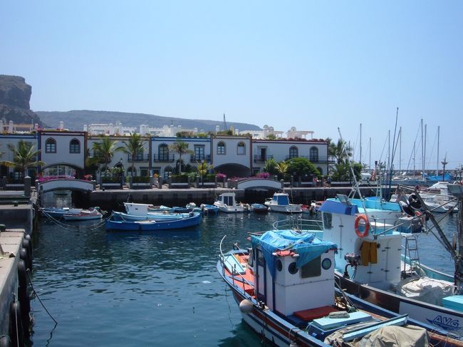 ポートの周りにはレストランが沢山あり、新鮮な魚が食べられます。