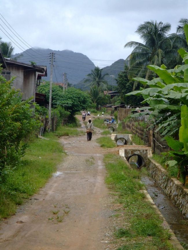 バンビエン<br />雨が多かった。