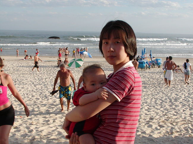 Praia　Joaquina（プライア　ジョアキーナ＝ジョアキーナ海岸）。