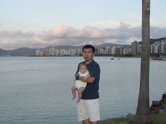 セントロ，ホテル近くの海です。