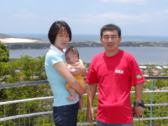 Lagoa（淡水湖）。海の近くにあり，淡水と海水が入り交じっているのかな？。