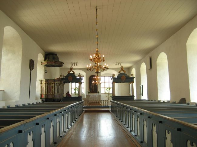 お城の中に教会の部屋がありました。<br />当時はここで式典を行ったのでしょうか。