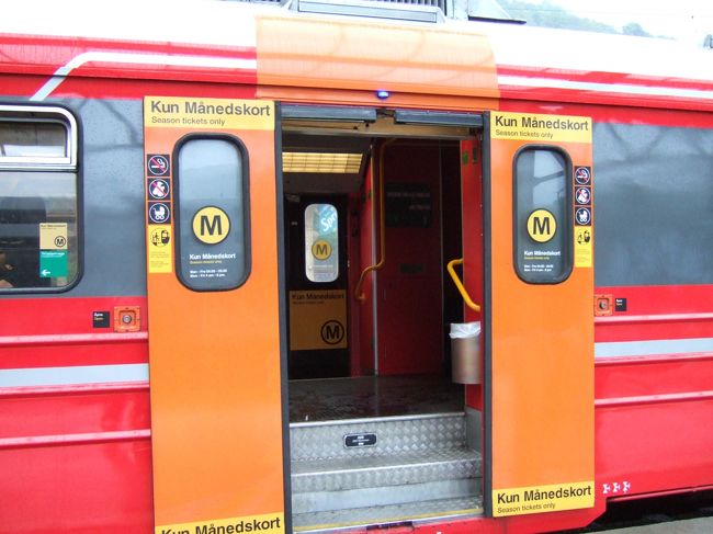 ベルゲン駅から乗った列車