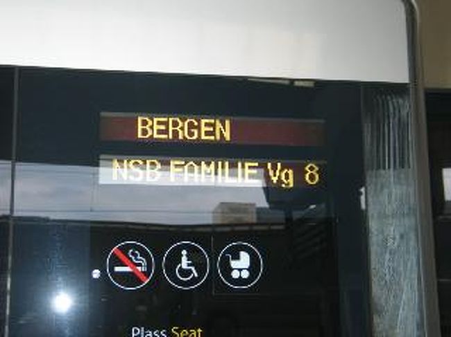 この電車に乗ってミュールダールまで行きます。