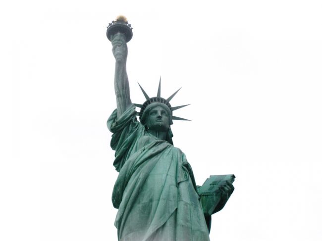 テロ後自由の女神の中に入れなくなってしまい残念