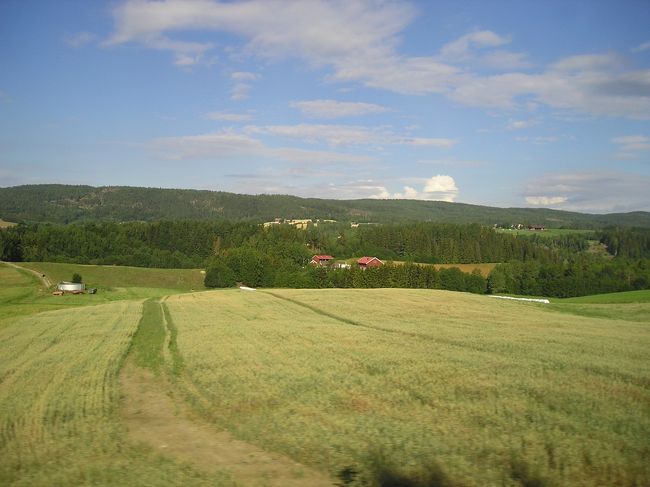 牧草地帯を走っていると、土地の豊かさを感じてしまいます。