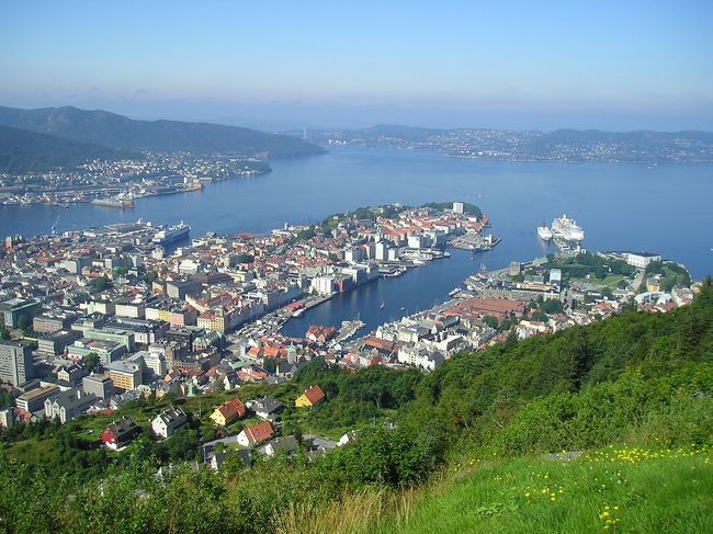 フロイエン山頂上からの眺めです。