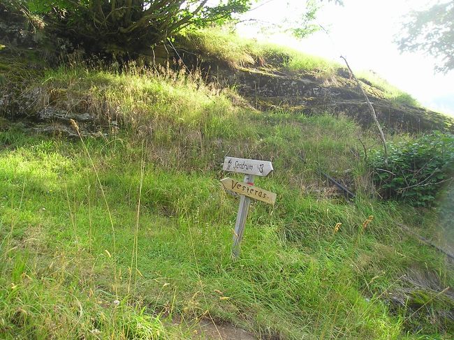 迷ういそうなところには標識があるので助かりました。ついでに、スイスのように、あと何ｋｍとか、何分かかるとかの目安も書いてくれていると、めどがたつのですが･･･