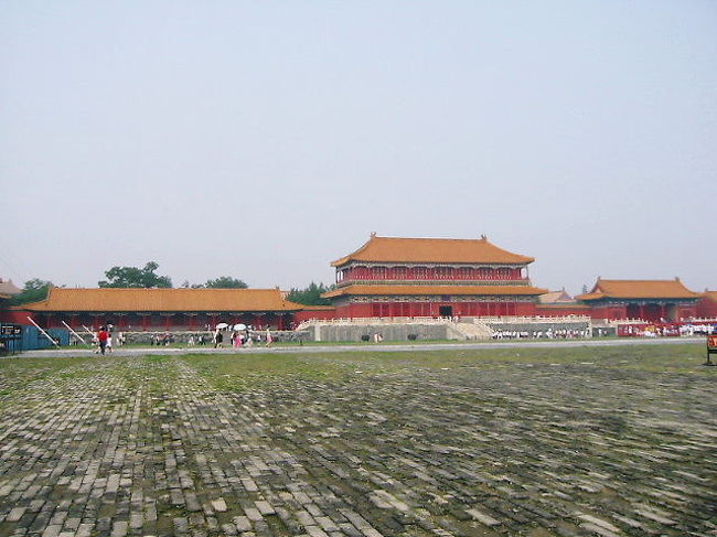 故宮の中です。<br />残念ながら太和殿が修復中で全く見れませんでした・・