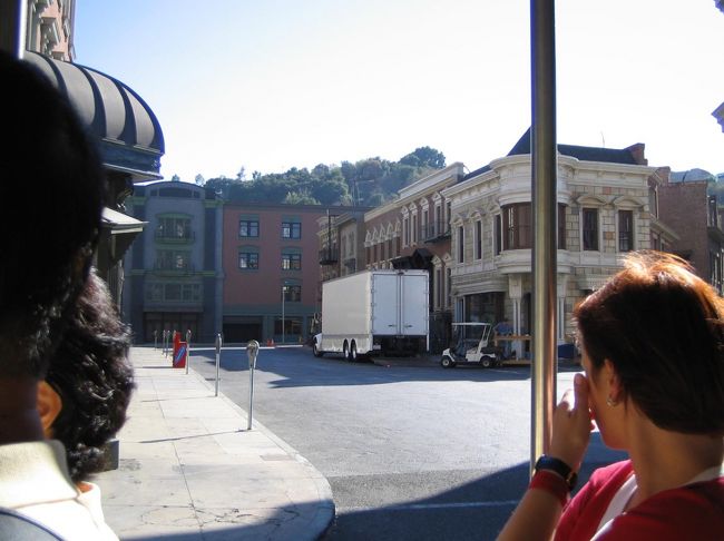 ユニバーサルスタジオ。<br />スタジオツアー。