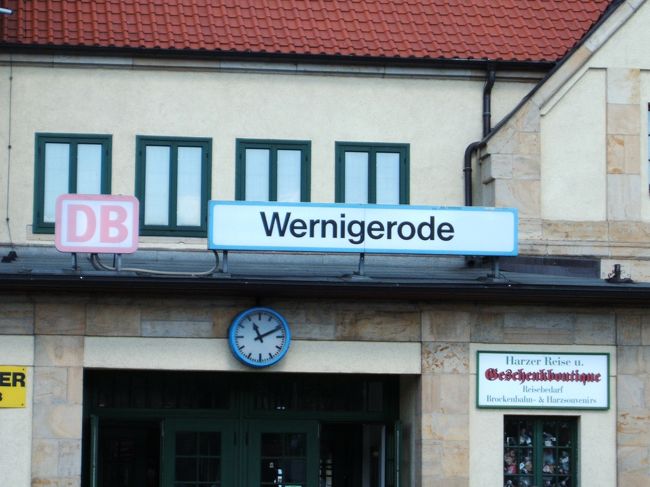 ヴェルニゲローテには、10：32分着。今回はドレスデンへの移動途中に立ち寄るのが精一杯って感じで、観光時間は1時間しかありません（汗