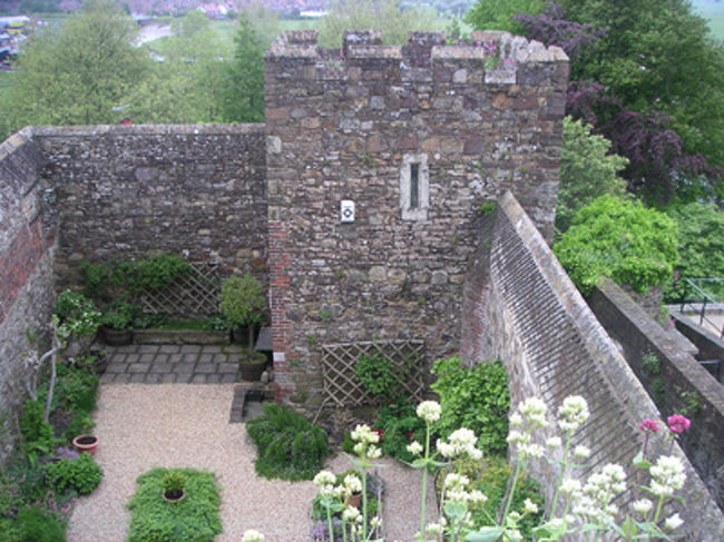 中庭も見下ろせます。