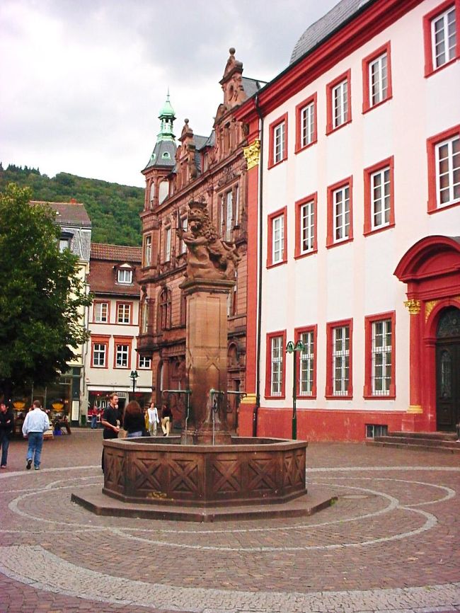 【ハイデルベルク大学付近】<br /><br />この街は学生街だけあって、<br />若者が多く歩いていたと<br />思います。<br /><br />夕食を食べにレストランへ<br />行ったときも、カフェで、<br />何やら難しそうな本を<br />読んでいる学生さんの姿<br />を見かけることができました。<br />