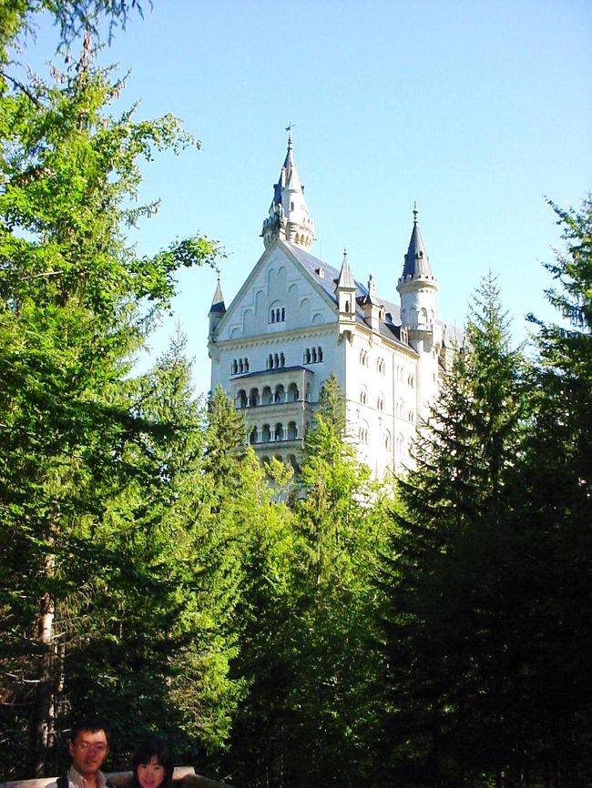 【お城へ着くまでの森】<br /><br />なかなか、お城の全貌が<br />現れない。これもまた粋な<br />計らい。<br /><br />これも、焦らし作戦かぁ？<br />エンターテイメント性の<br />あるお城だなぁ。<br /><br />楽しい。