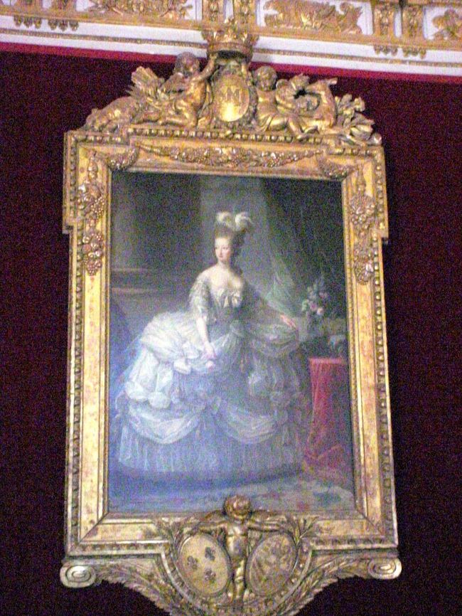 【マリー・アントワネット肖像画】<br /><br />華やかな宮殿での暮らしは、一見、<br />羨ましく思えます。しかしながら、<br />彼女は王妃ではなく、自分らしく<br />生きたいと望むようになりました。<br /><br />その結果、彼女は<br />離宮「プチ・トリアノン」※1<br />で暮らすようになりました。<br /><br />宮殿と離宮での暮らし。<br />どちらが良いかはプリンセスに<br />なった方しか、わかりません。<br /><br /><br />※1　自然と共存するような小集落<br />　　 藁葺き屋根の農家や水車小屋<br />　　 があるような集落。<br />