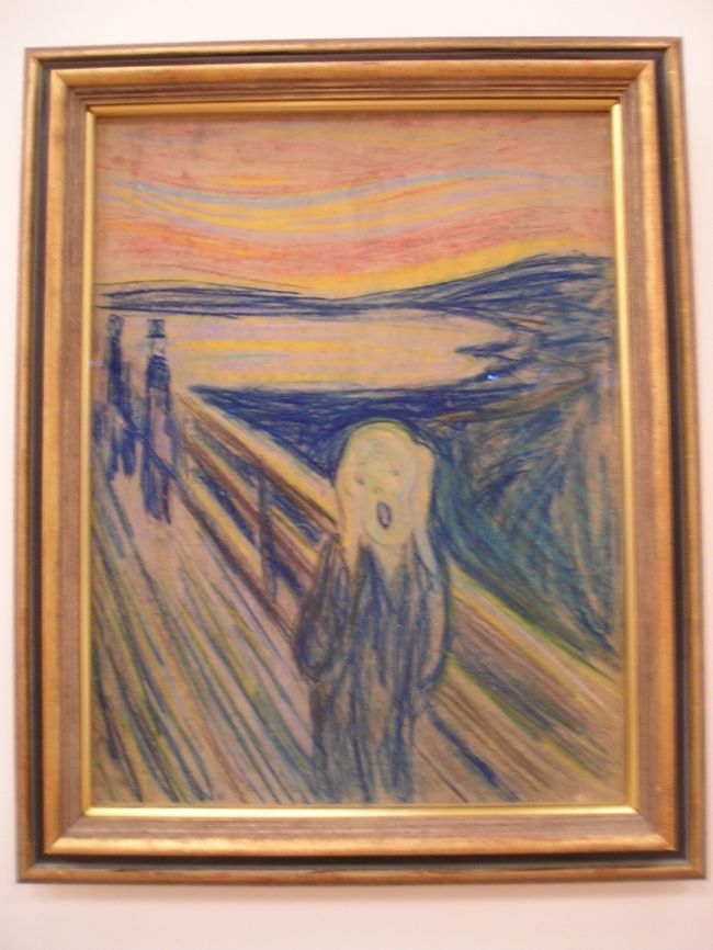 「叫び」です。<br />国立美術館のものより、なぜか、雑なタッチのように思えたのは、私だけなのでしょうか。<br />絵のことは（も）、わかりません･･･