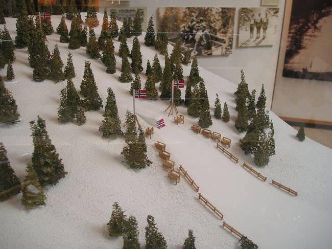 模型で、ジャンプ台の移り変わりも展示されていました。<br /><br />しょっぱなのは、雪をかためて造ったそうです。