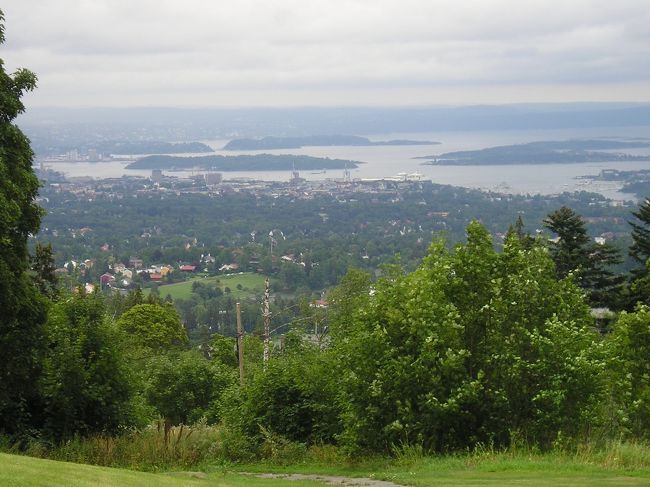 帰る途中のレストラン前からの風景