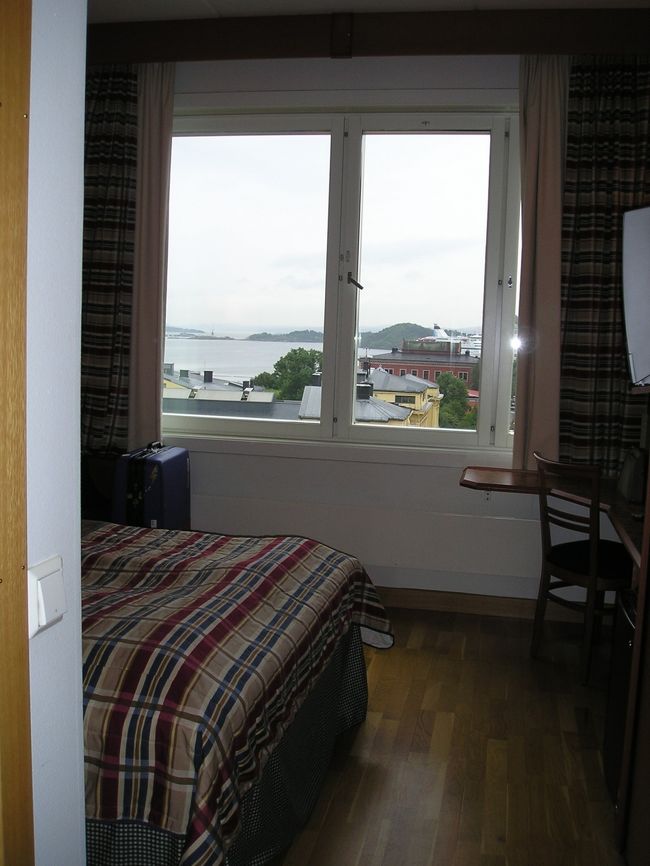 シティービューのお部屋に変えてもらえてよかった〜<br /><br />遠くはフィヨルドも見えます。