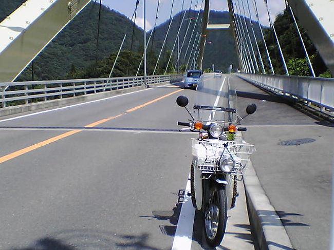 大野田橋を渡る・・