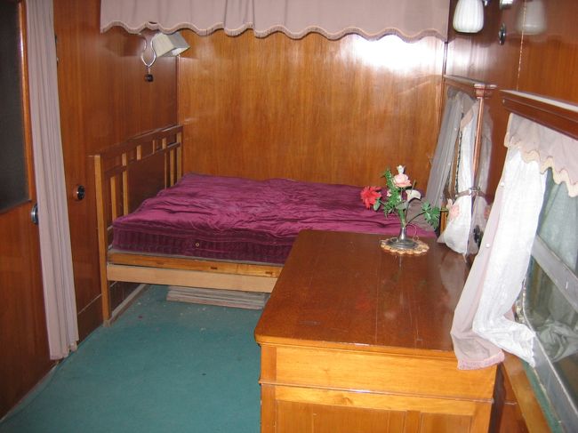 車内です。こんな客車で旅してみたい･･･。