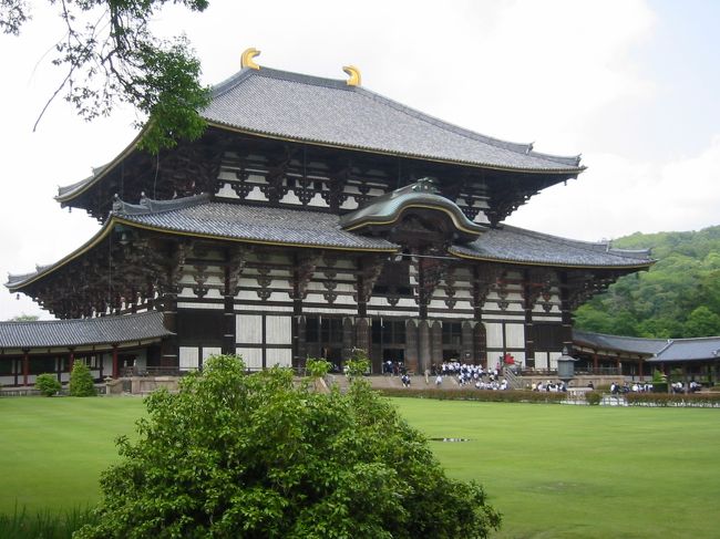 ☆東大寺<br />　この中に奈良の大仏さんがいる<br />　どれだけおっきいか<br />　わかりますよね？