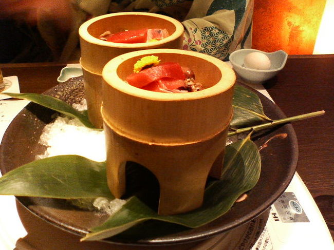 お刺身。盛り付けも抜かりナシ！！